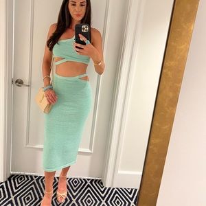 Two piece set cult gaia worn once xs